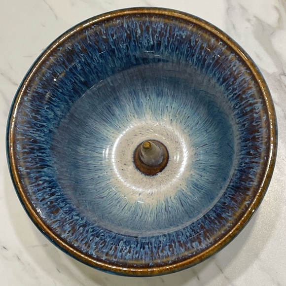 Bill Campbell art studio pottery apple baker bowl - Picture 2 of 6